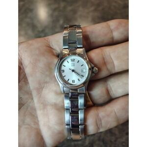 Vintage ESQ Movado Swiss Made Womens Quartz Watch Stainless steel